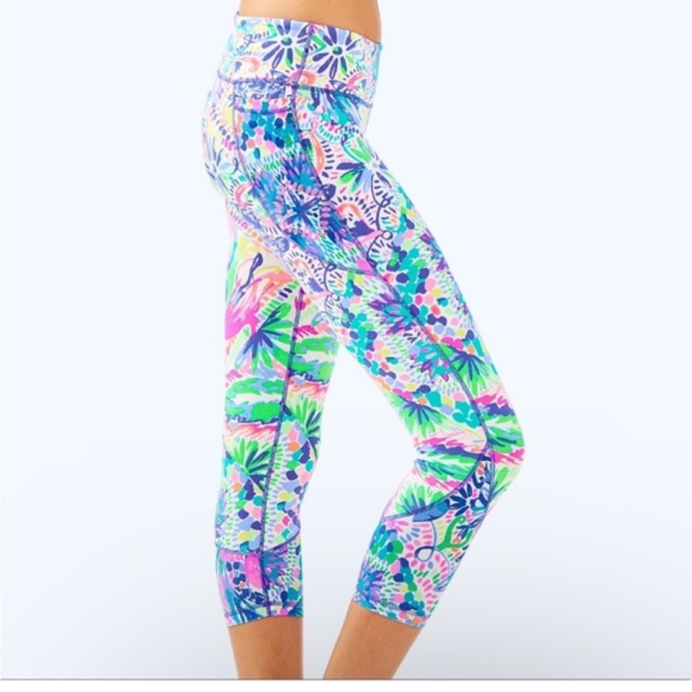 Lilly Pulitzer Dancing On The Deck  Luxletic Weekender Rochelle Leggings